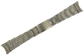 Vintage 1960s Rolex Oyster Rivet Bracelet 20mm 65 End Links 6536 6538 5508