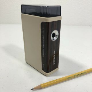 Vintage Panasonic Kp - 2a Battery Operated Pencil Sharpener In