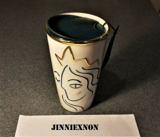 Starbucks 2017 Anniversary Crown Siren White Tumbler Mug 10 Oz