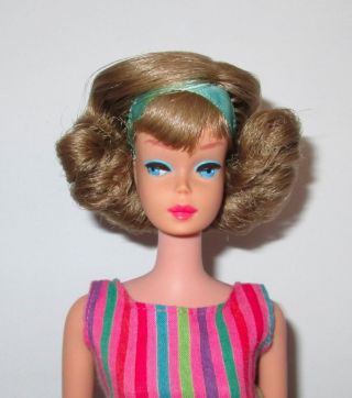 Ash Blonde Tan Skin Low Color Side - Part American Girl Barbie