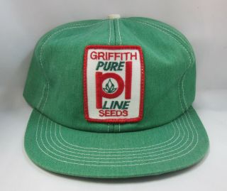 Vintage Griffith Pure Line Seeds Snapback Cap Truckers Hat - Patch - K - Products