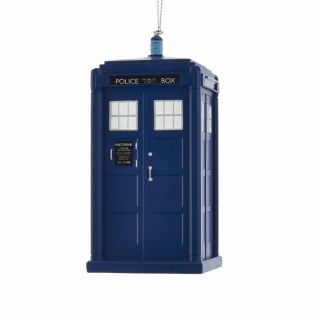 Doctor Who 13th Doctor Tardis Christmas Ornament Dw1192