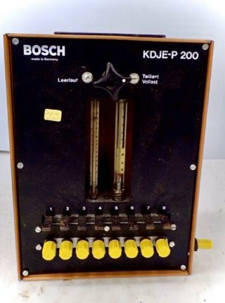 Bosch Kdje - P200 K - Jetronic Fuel Injector Tester Vintage Ferrari Porsche