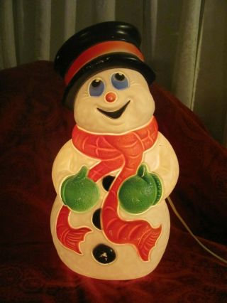 Grand Venture Frosty The Snowman Blow Mold 18 " Tall