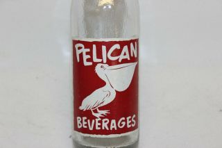 Pelican Beverages Soda Bottle,  1959