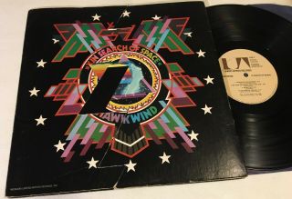 Hawkwind - In Search Of Space - United Artists Lp W/log Book Uas Insert