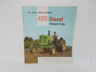 1959 John Deere 435 Diesel Tractor Brochure
