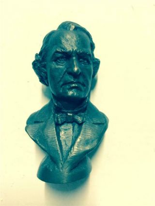 President Andrew Johnson Bronze Statue Franklin Presidential Bust 1977