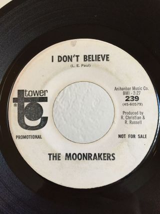 Garage PROMO 45 The Moonrakers Baby Please Don ' t Go on Tower HEAR 2