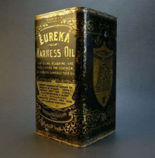 Vintage Standard Oil Eureka Harness Oil One Gallon Can