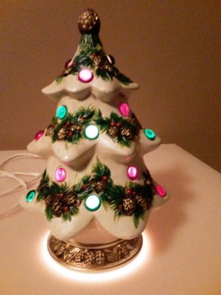 Vintage Napcoware Ceramic Christmas Tree Light X - 8660 Japan
