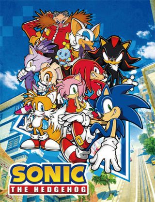 Legit Sonic Hedgehog Shadow Group Authentic Anime Game Throw Blanket 57717