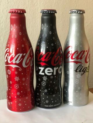Turkey Christmas Aluminium Coca Cola Bottles