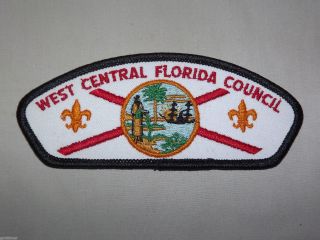 Vintage Bsa Boy Scout Patch West Central Florida Council