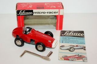 Vintage Schuco 1043 Mercedes 2.  5 1 Wind - Up Micro Racer Near