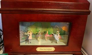 Mr Christmas Harmonique Animated Dancers & Scenery 16 Disc Player Music Box