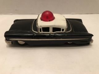 Vintage K S Tin Friction Police Car Made In Japan