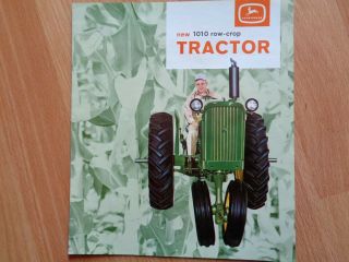 Vintage John Deere  1010 Tractor Brochure First 1010 Brochure Good
