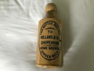 Looking Ginger Beer Bottle Holland & Co Chippenham