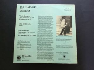 EMI - ASD3199 - Ida Haendel Plays Sibelius - B&W Dog label - 1st Pressing 3