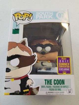 Funko Pop South Park The Coon Sdcc 2017 Exclusive W/protector