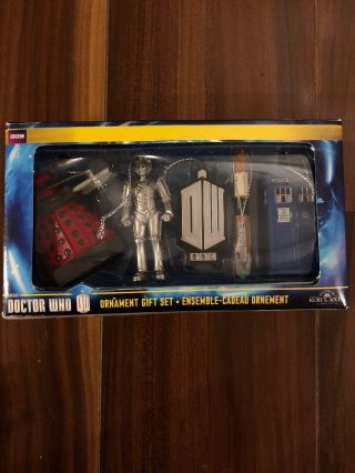 Doctor Who Christmas Ornaments - Set Of 5 - Collectible
