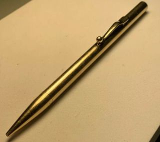 Vintage Sterling Silver And Gold Plated Mechanical Pencil