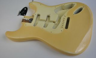 1972 Vintage Fender Stratocaster Body Olympic OLY WHITE Vintage 1970s Strat 2