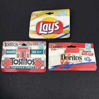 Doritos Tostitos & Lay’s Jumbo Magnetic Chip Bag Clip A.  Aronson 2001