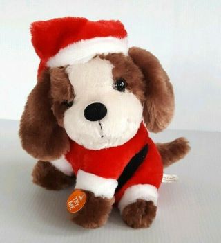 Dan Dee Collectors Choice Puppy Dog Sings Moves Rockin Around The Christmas Tree