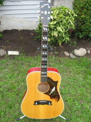 1973 1974 Vintage Gibson Dove Custom Acoustic Guitar Case 2