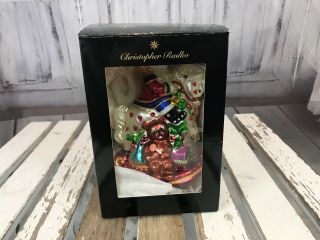 Christopher Radko Rocking Cracker Collectable Ornament Xmas Holiday Decoration
