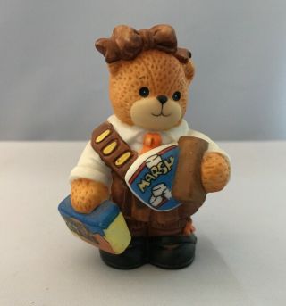 Lucy And Me Bear Girl Scout Brownies Uniform Lucy Rigg 1995 Figure Enesco N15