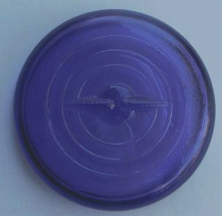 C1900 Purple - Amethyst Wide Mouth Dome Glass Lid