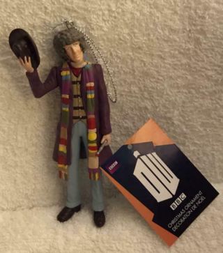 Doctor Who Dr Who 4th Doctor Christmas Ornament W Tag
