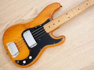 1978 Fender Precision Bass Vintage Electric Bass Guitar Natural W/ohc,  Hangtags