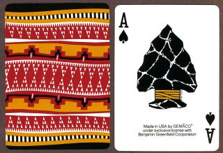 Arrowhead Playing Cards,  Native Americans On Courts,  1995 Usa