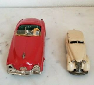 Schuco Classic German Wind Up Toy Cars - 1010 & 4004