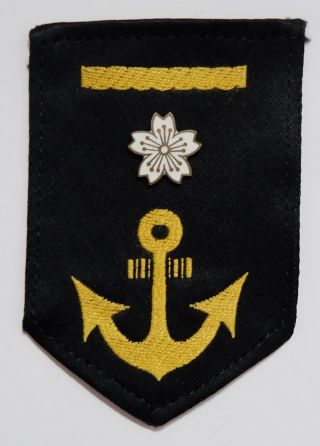 Ww2? Imperial Japanese Navy Patch Insignia White Blossom Seaman 3rd Class