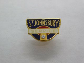 St Johnsbury Trucking Company Inc Service Award Pin 1/10 10k Gold With Diamond