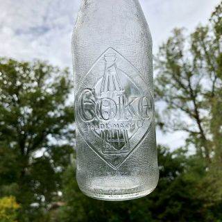 No Deposit Diamond Coca Cola Coke Soda Bottle 1960s Pint Crown Top 3