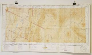 Vintage 1944 Sectional Aeronautical Chart Grand Junction,  Co Restricted Air Map