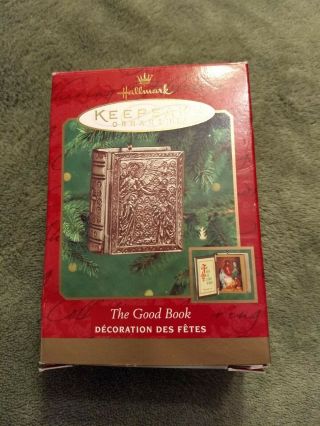 Rare 2000 Hallmark Keepsake Ornament - The Good Book