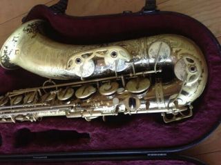 Vintage 1952 Selmer Balanced Action Tenor Saxophone Lacquer 3