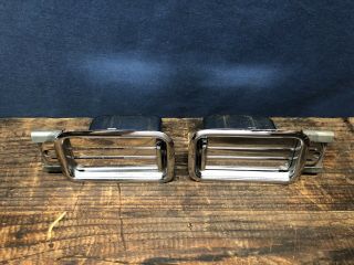 2 Vintage Oem 1951 1952 Chevy Bel Air Convertible Rear Seat Arm Rest Ashtrays