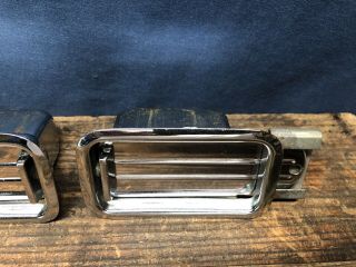 2 VINTAGE OEM 1951 1952 CHEVY BEL AIR CONVERTIBLE REAR SEAT ARM REST ASHTRAYS 3