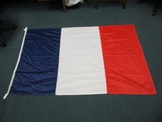 Viva La France French Flag 46 " By 72 " Silky