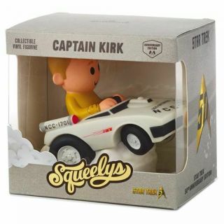 Hallmark 50th Anniversary Star Trek Captain Kirk Squeelys Vinyl Figurine