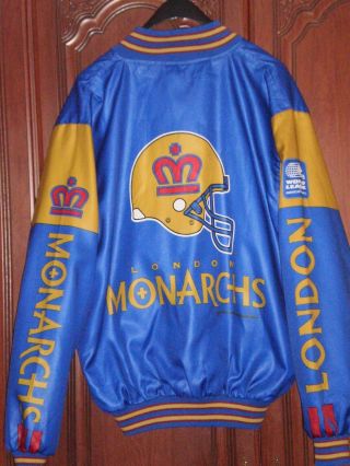 London Monarchs World League Of American Football Jacket Vintage 1991