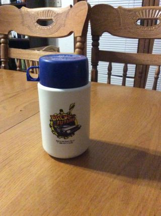 Vintage 1989 Back To The Future Plastic Lunchbox Thermos Only